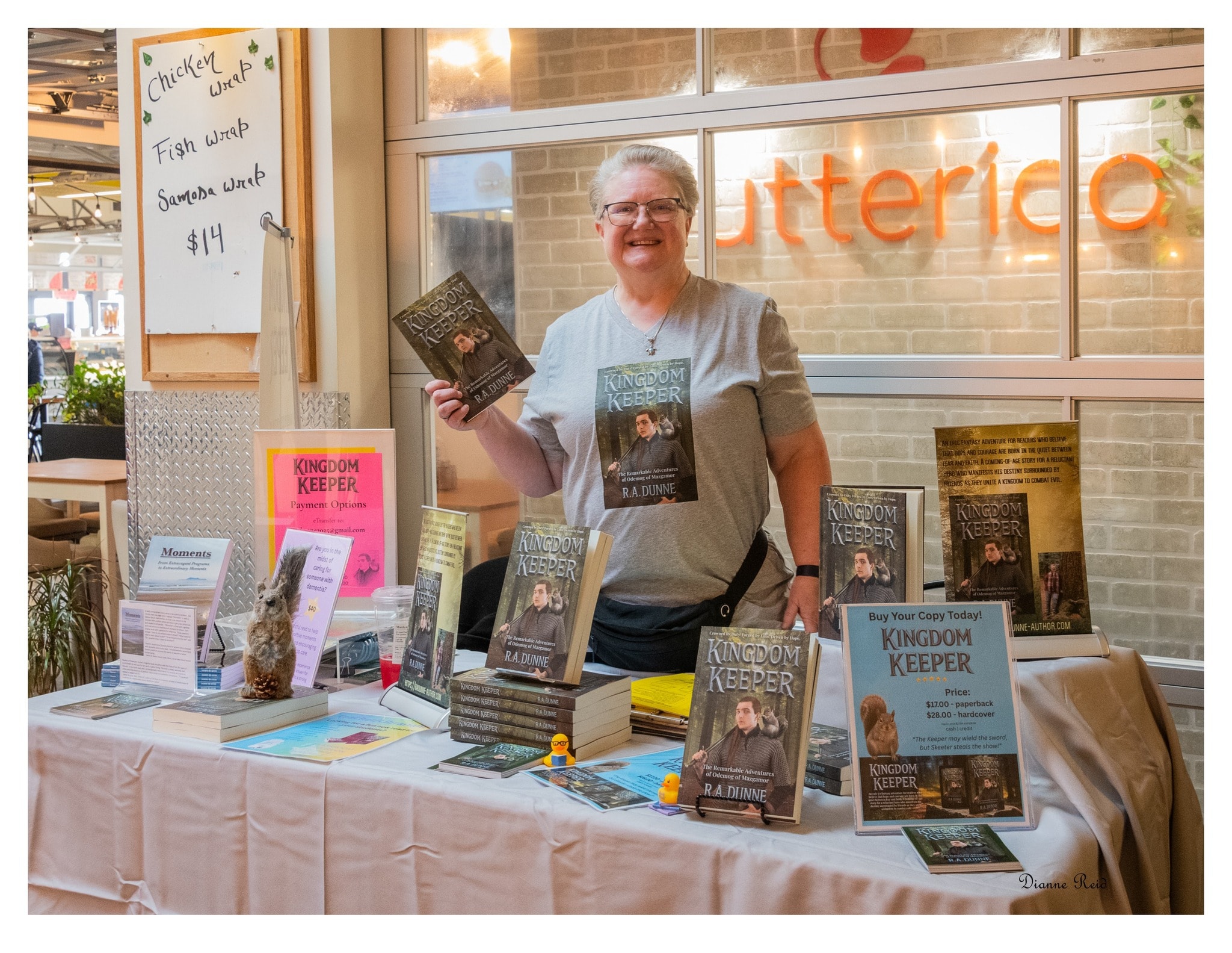 R.A. Dunne author event photo