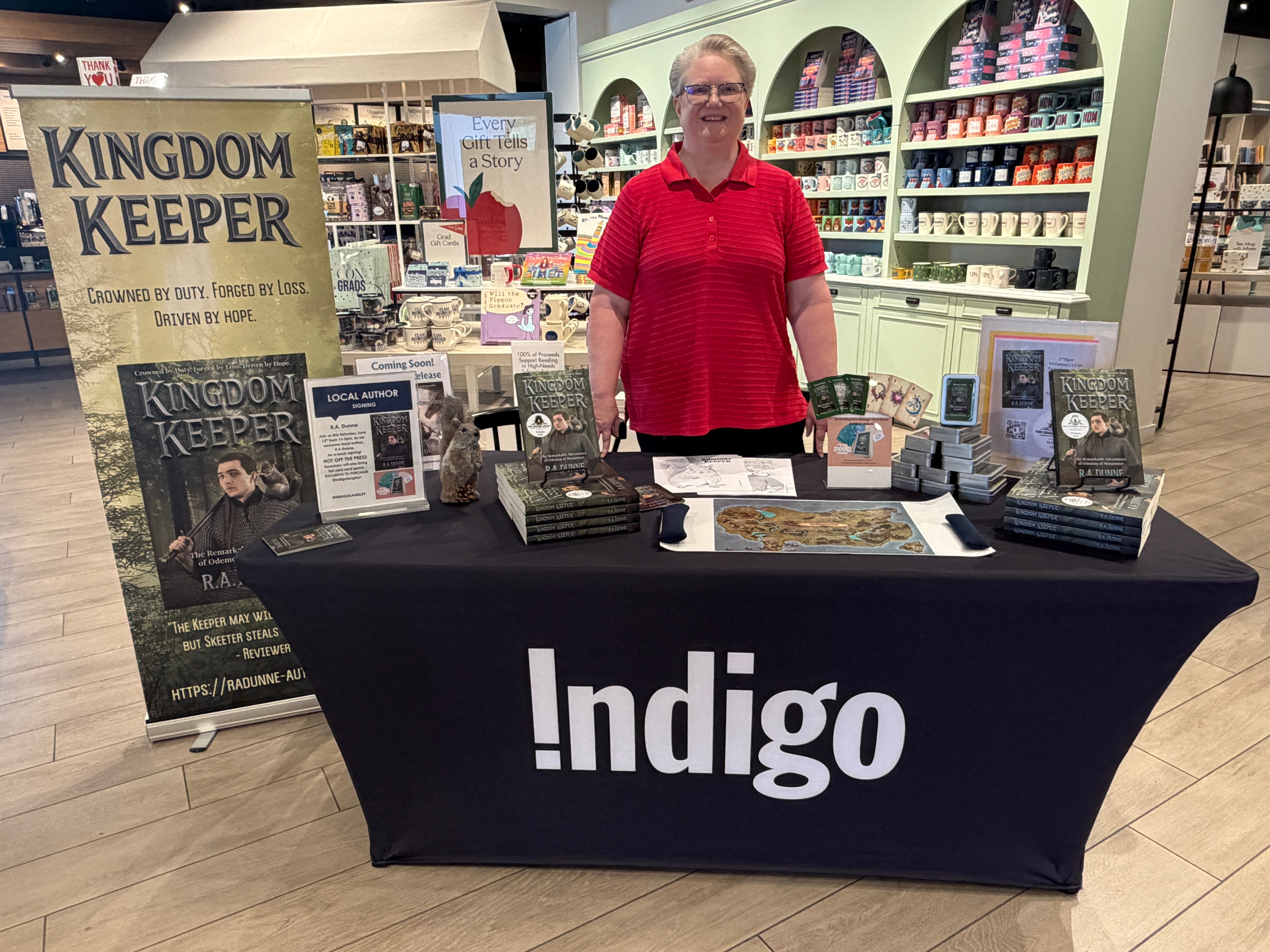R.A. Dunne author event photo