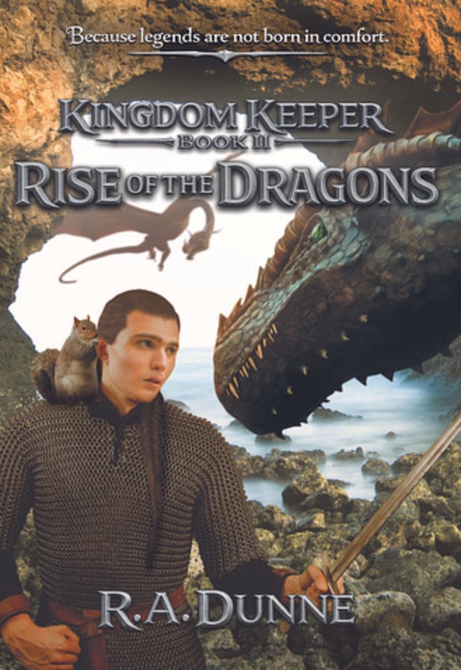 Kingdom Keeper Book II: Rise of the Dragons — paperback cover